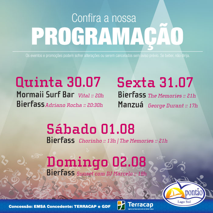 Ponto - Programao da Semana