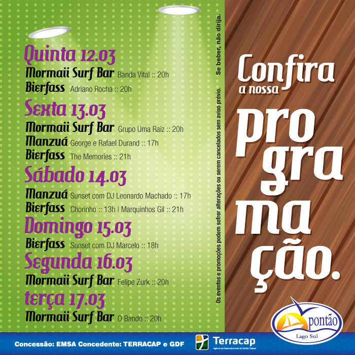 Programao da Semana!