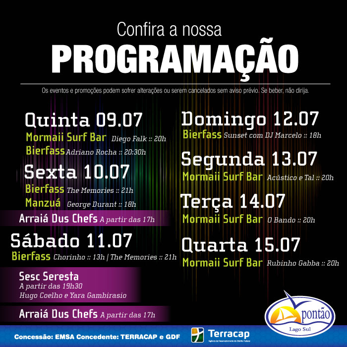 Ponto - Programao da Semana