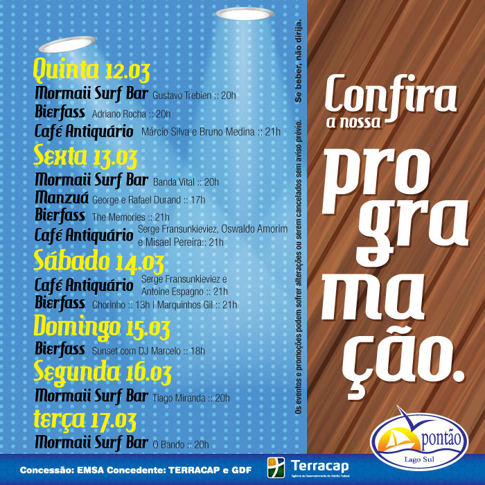 Programao da Semana!