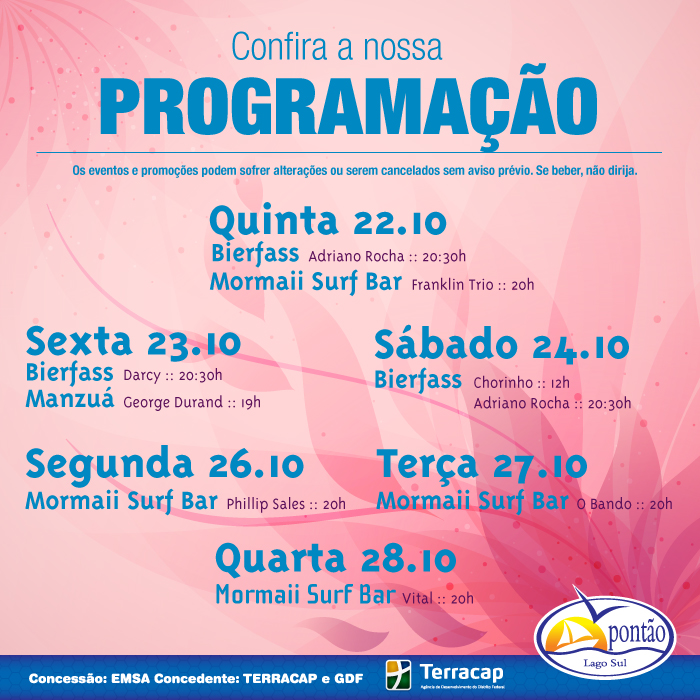 Ponto - Programao da Semana